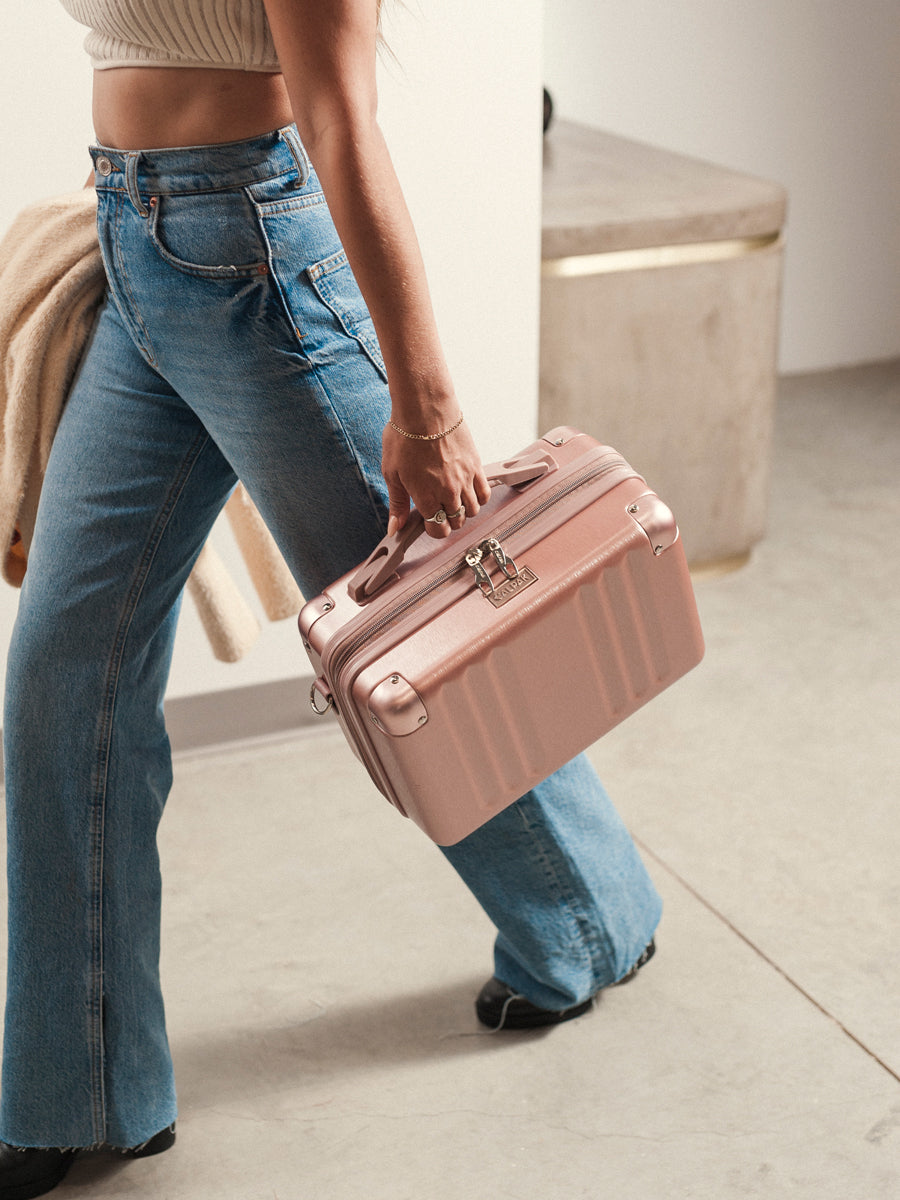 Ambeur Vanity Case in Rose Gold | CALPAK
