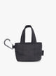 CALPAK Luka Tote Zip Bag Charm in Matte Black with carabiner; AMT2601-MATTE-BLACK