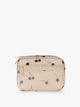 CALPAK Tech Organizer in beige with cherry print in Oatmeal Blossom; ATC2001-OATMEAL-CHERRY
