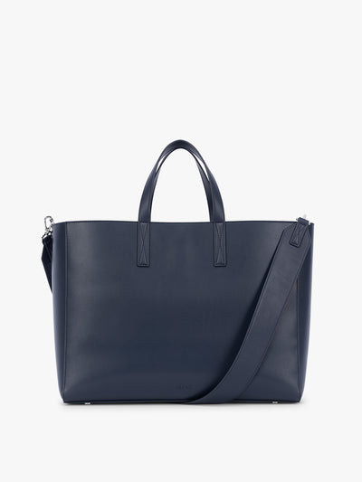 CALPAK Haven 16 Laptop Tote in dark blue Navy; ATO2102-NAVY view 1