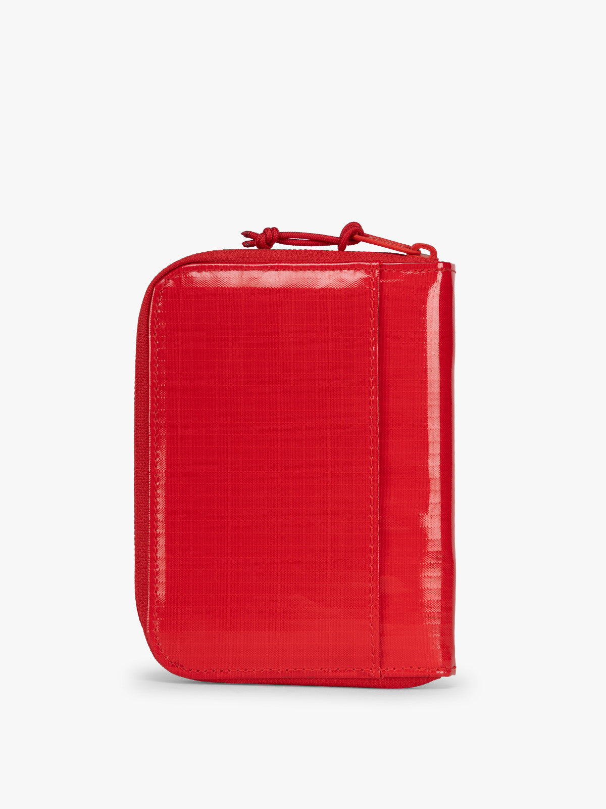 CALPAK Terra Zip Passport Wallet in red Flame back; ATPW2501-FLAME