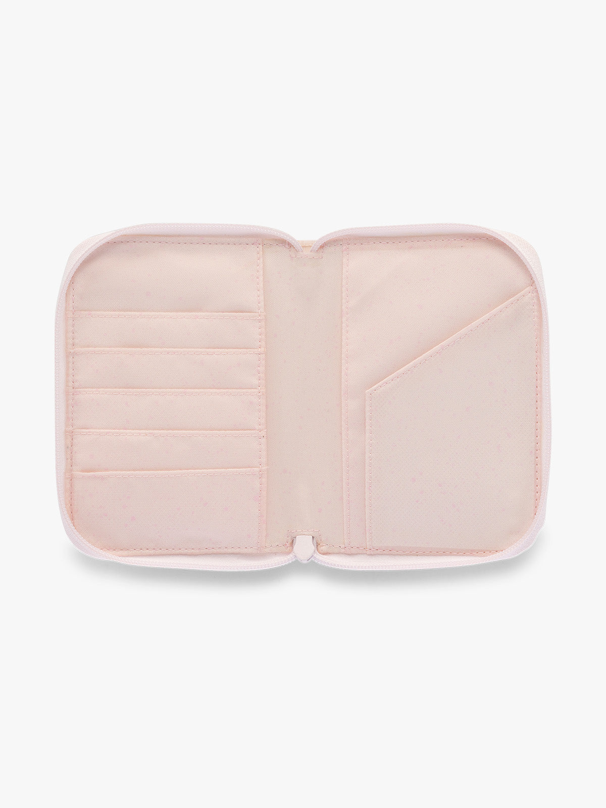 Terra Zip Passport Wallet in Shell Pink | CALPAK