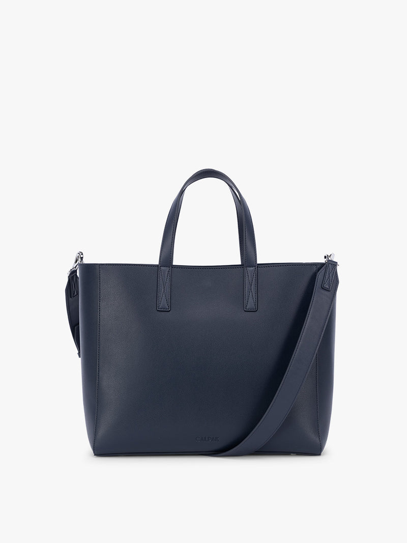 CALPAK Haven 15" Laptop Tote in dark blue Navy