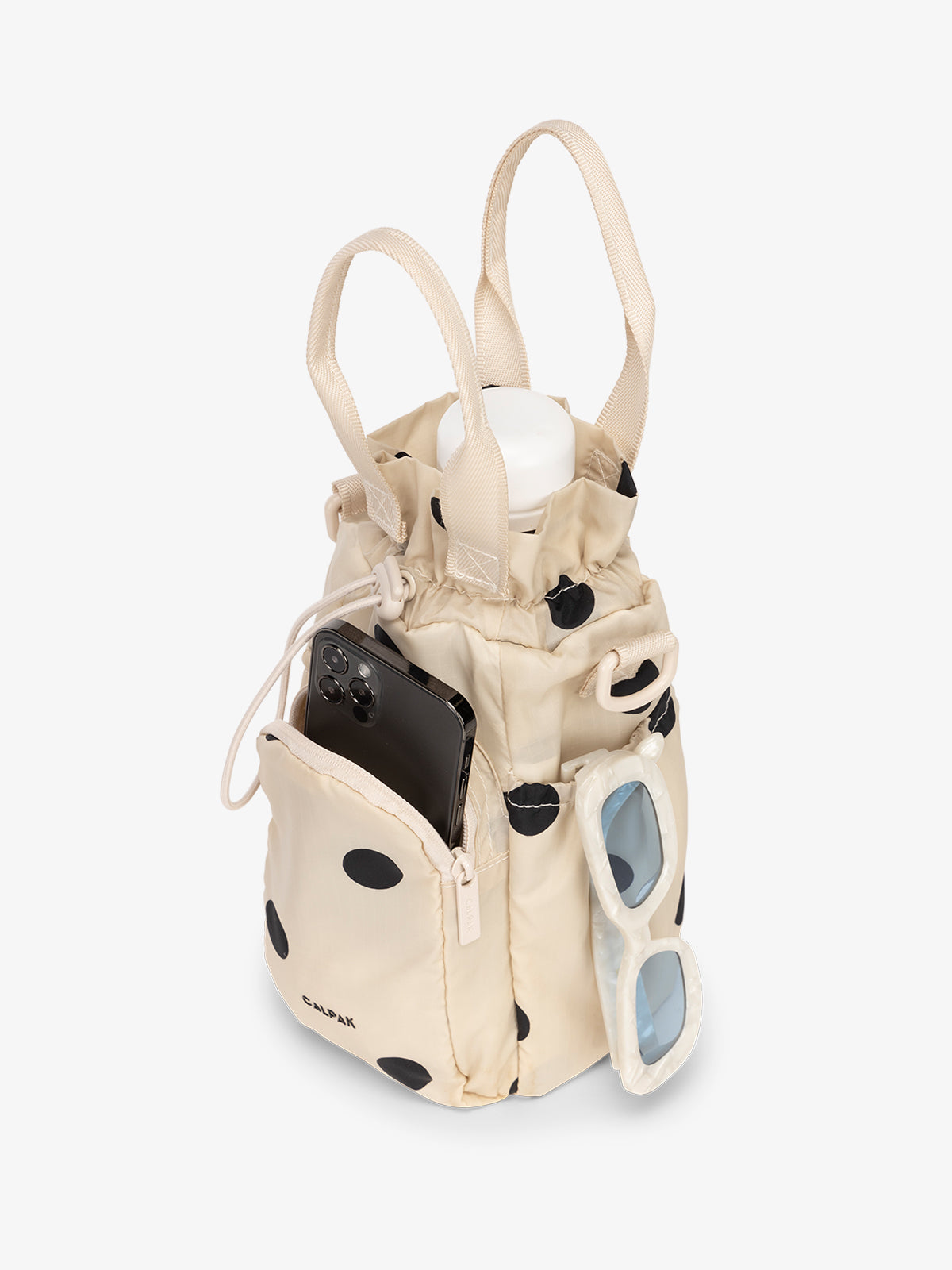 water bottle holder for gym in polka dot; AWH2101-POLKA-DOT