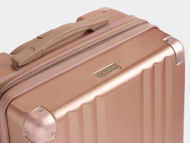 CALPAK Ambeur Luggage in Rose Gold exterior shot