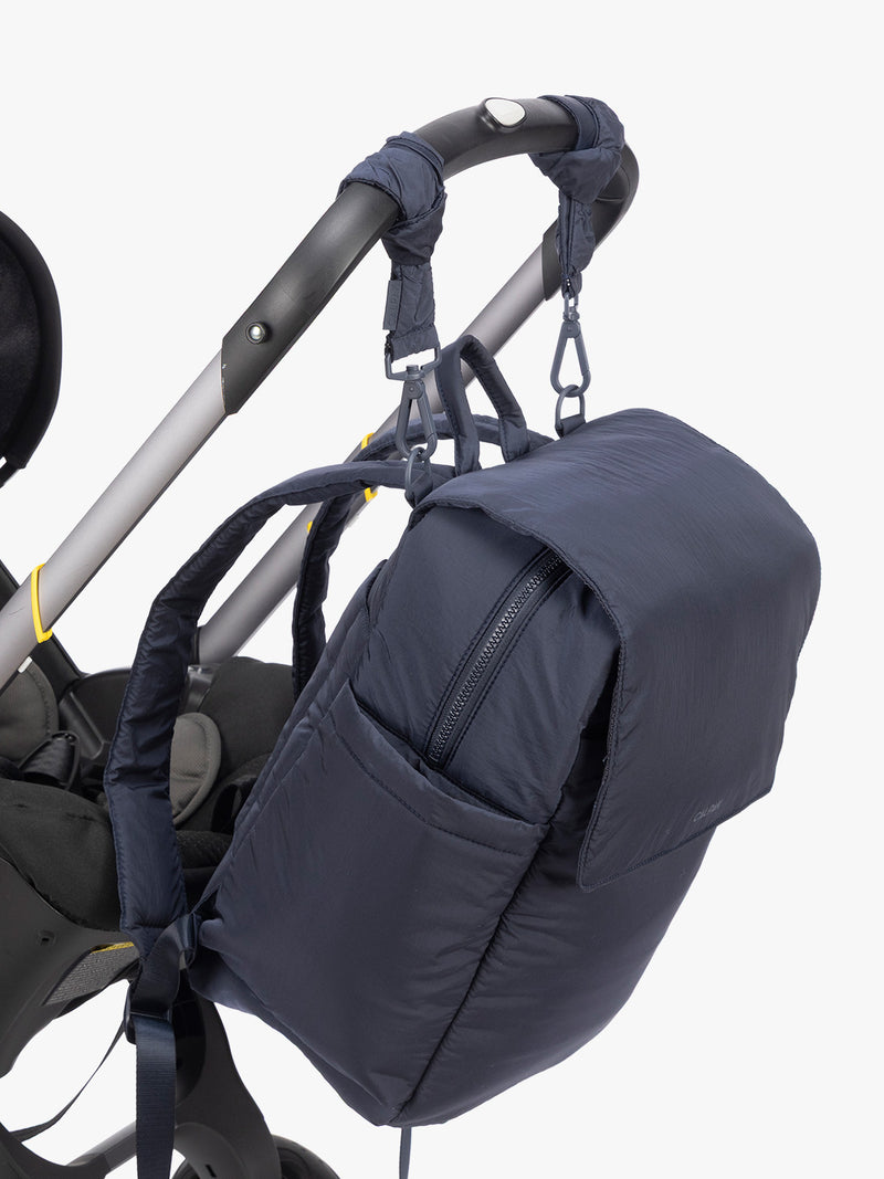 Diaper Backpack with Laptop Sleeve in Navy