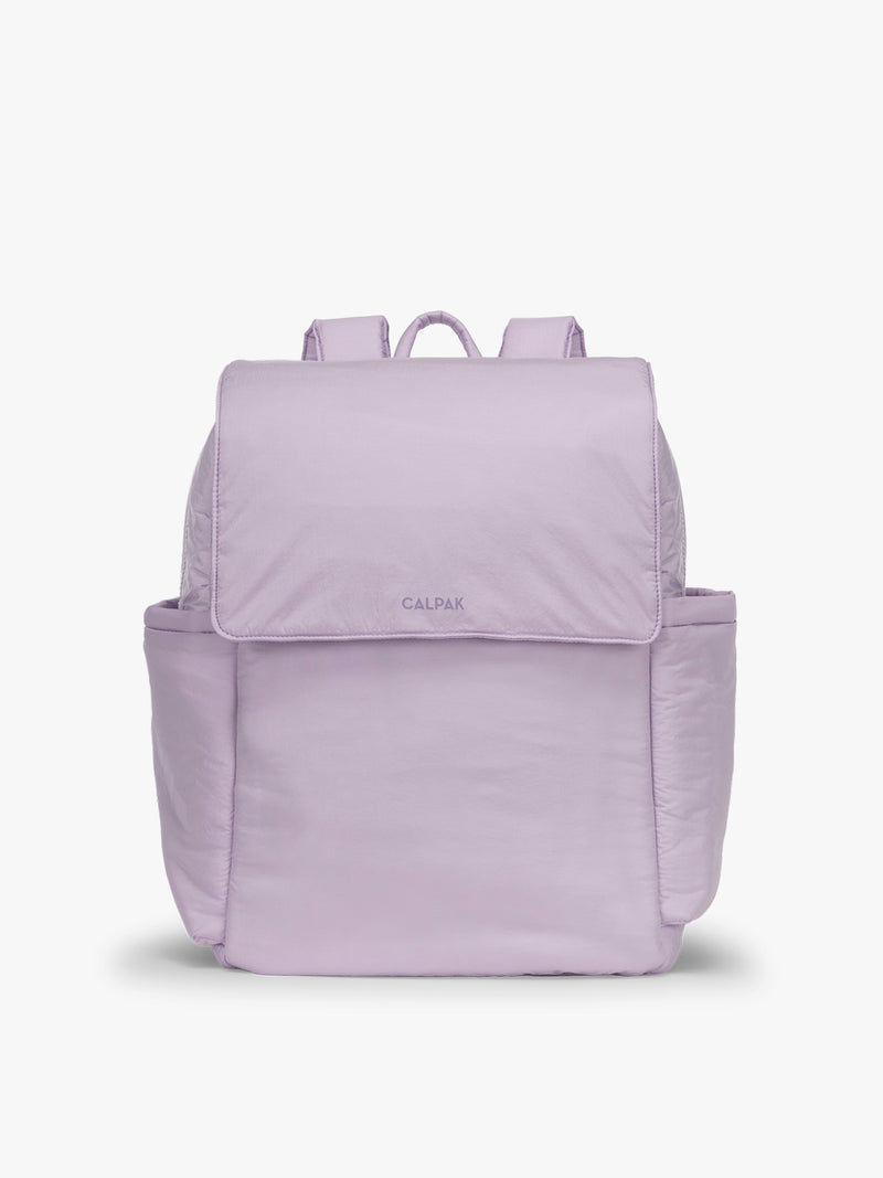 CALPAK Diaper Backpack in lavender purple Orchid