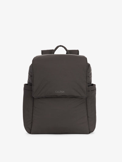 CALPAK Mini Diaper Backpack in Black on a white background; BPC2402-BLACK view 1