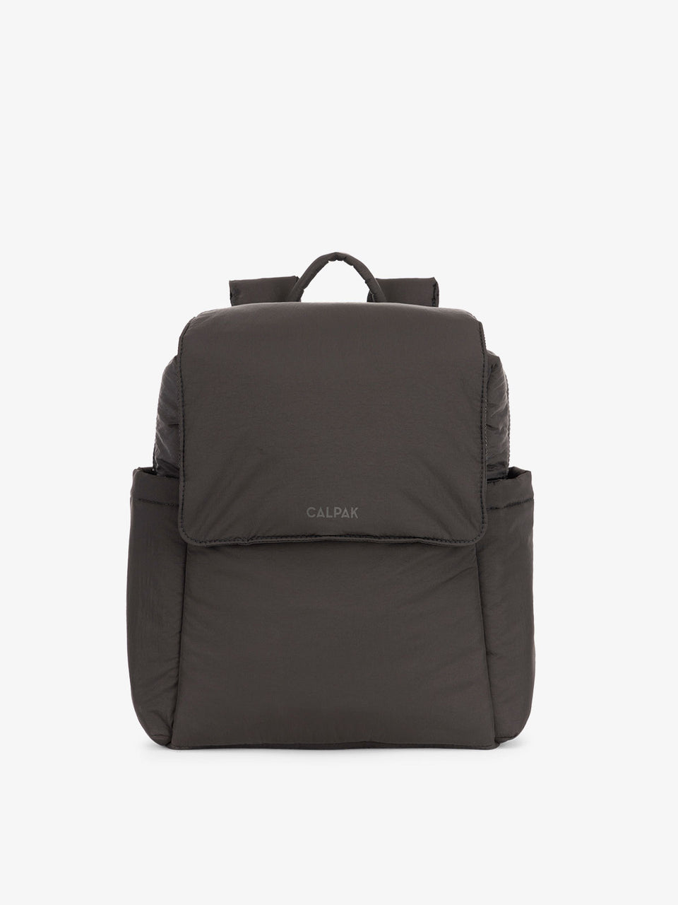 CALPAK Mini Diaper Backpack in Black on a white background; BPC2402-BLACK
