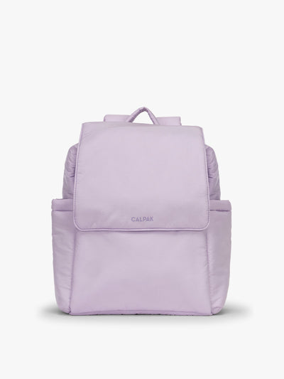 CALPAK Convertible Mini Diaper Backpack in lavender purple; BPC2401-ORCHID view 1
