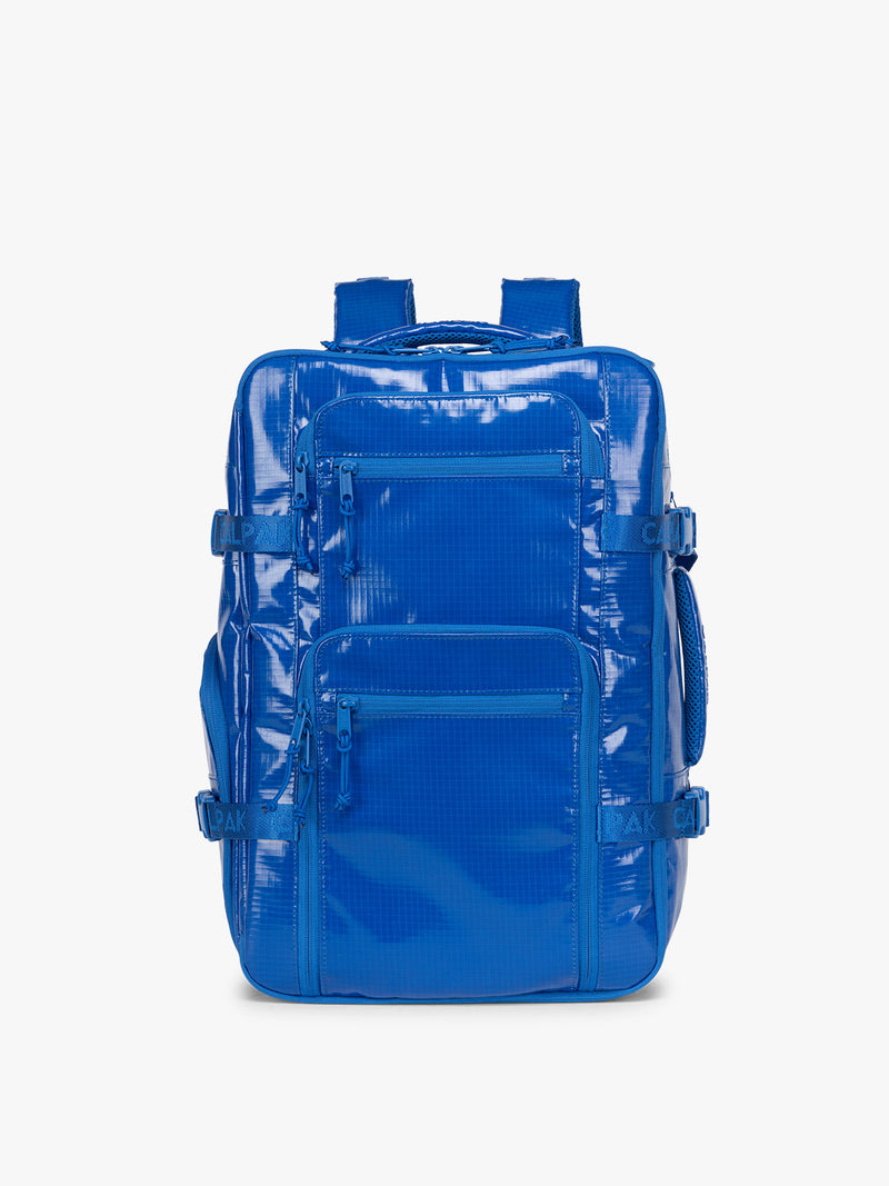 rains versatile duffel backpack Terra 26l Laptop Duffel Backpack | Cobalt | CALPAK