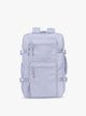 CALPAK Terra 26L Laptop Duffel Backpack with multiple pockets in light purple Sea Glass on a white background; BPH2201-SEA-GLASS