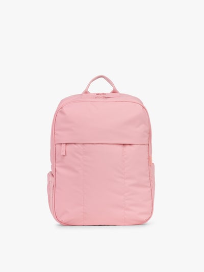 CALPAK Luka 15in Laptop Backpack in monochrome pink Blossom; BPL2001-BLOSSOM