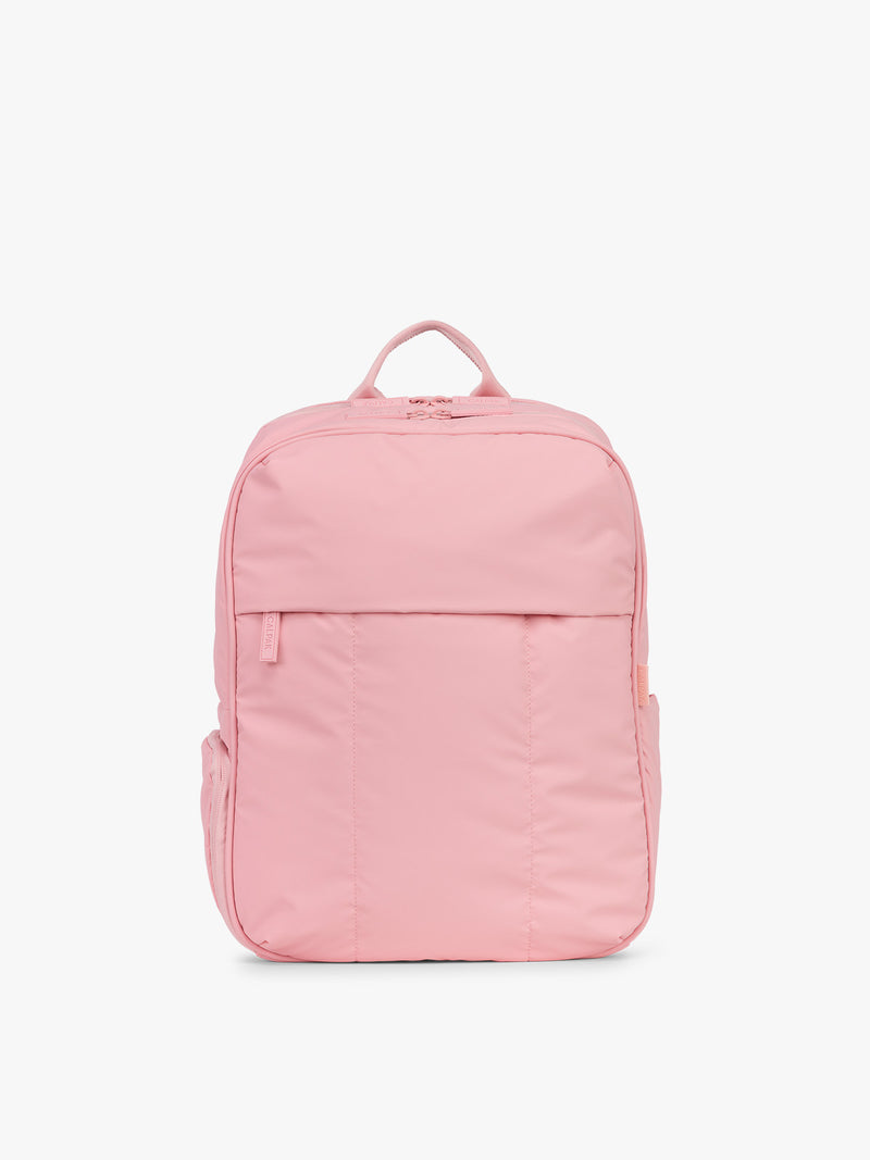 CALPAK Luka 15in Laptop Backpack in monochrome pink Blossom