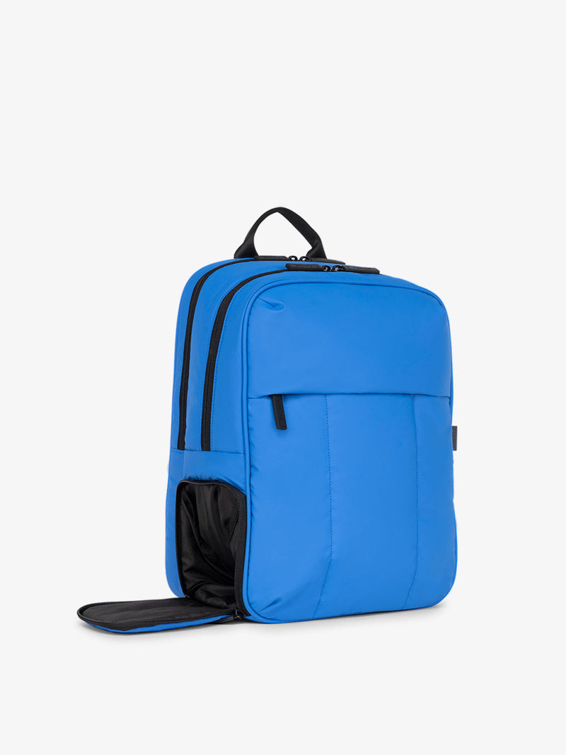 Luka Backpack with shoe compartment in blue
