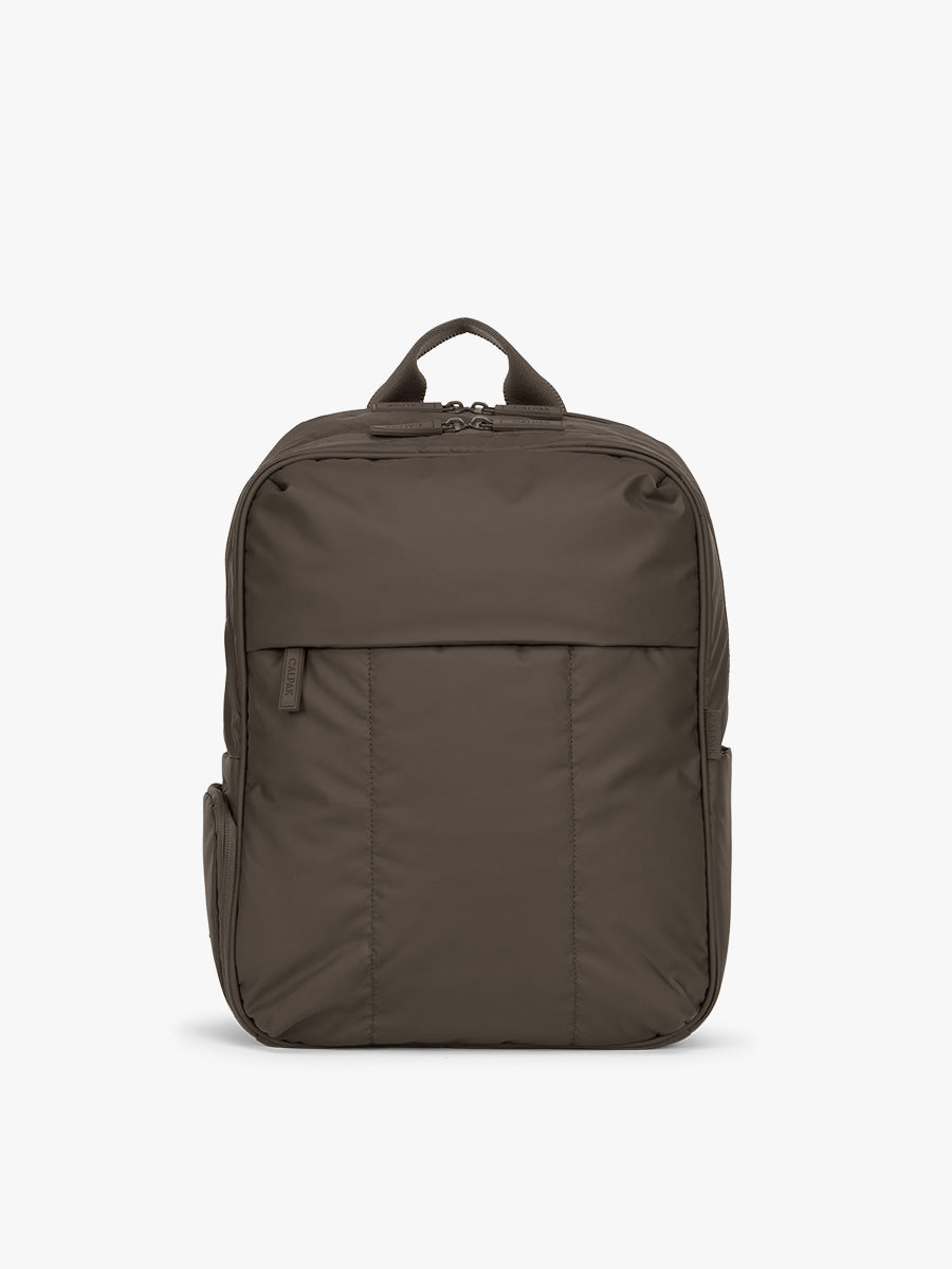 CALPAK Luka 15" Backpack in brown Mushroom; BPL2001-MUSHROOM