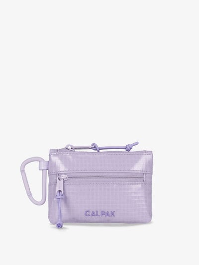 CALPAK Terra Clippable Card Pouch in purple lavender Amethyst; TPC2401-AMETHYST