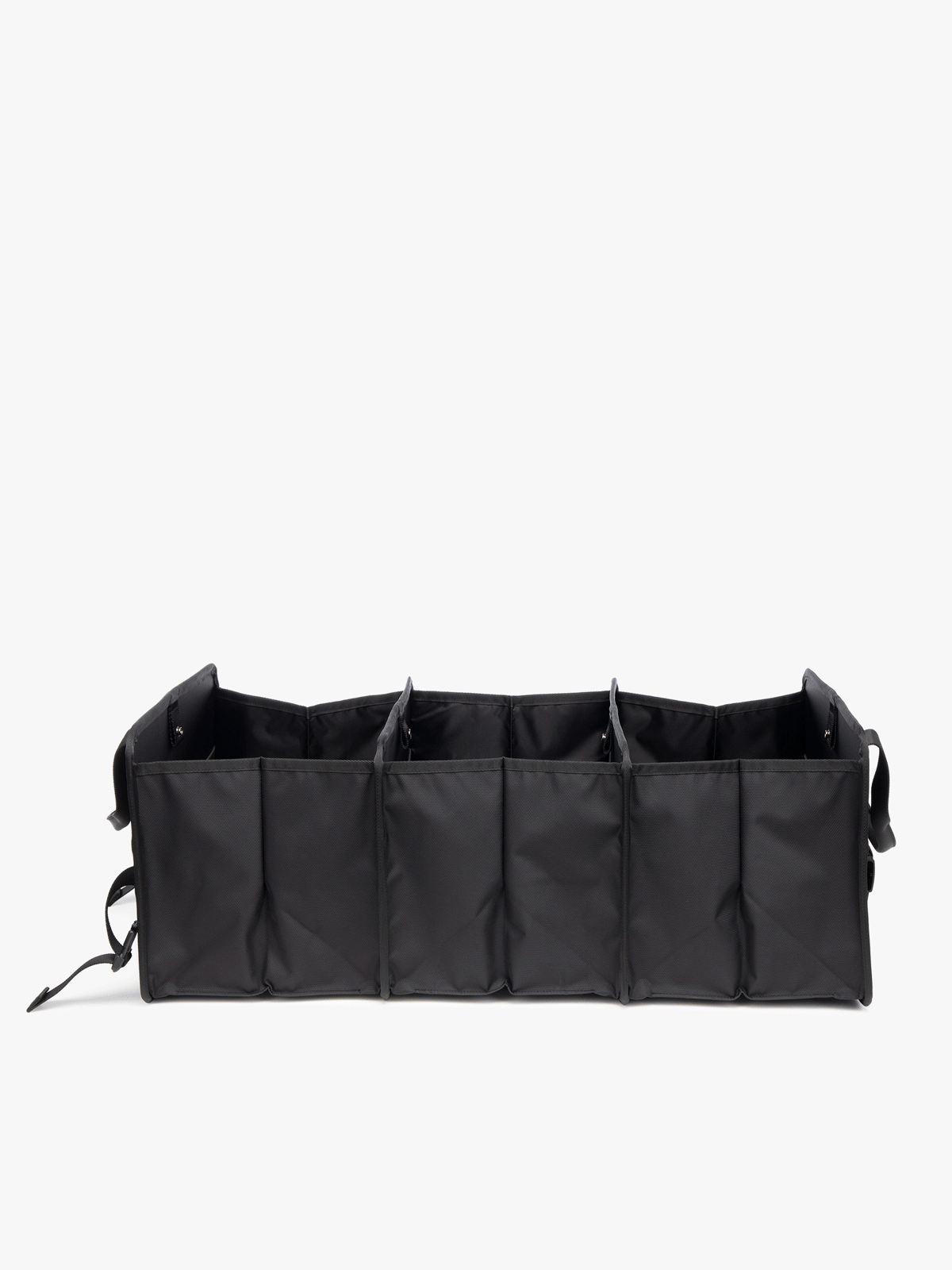 CALPAK collapsible black trunk organizer with 3 compartments;ACO2001-BLACK