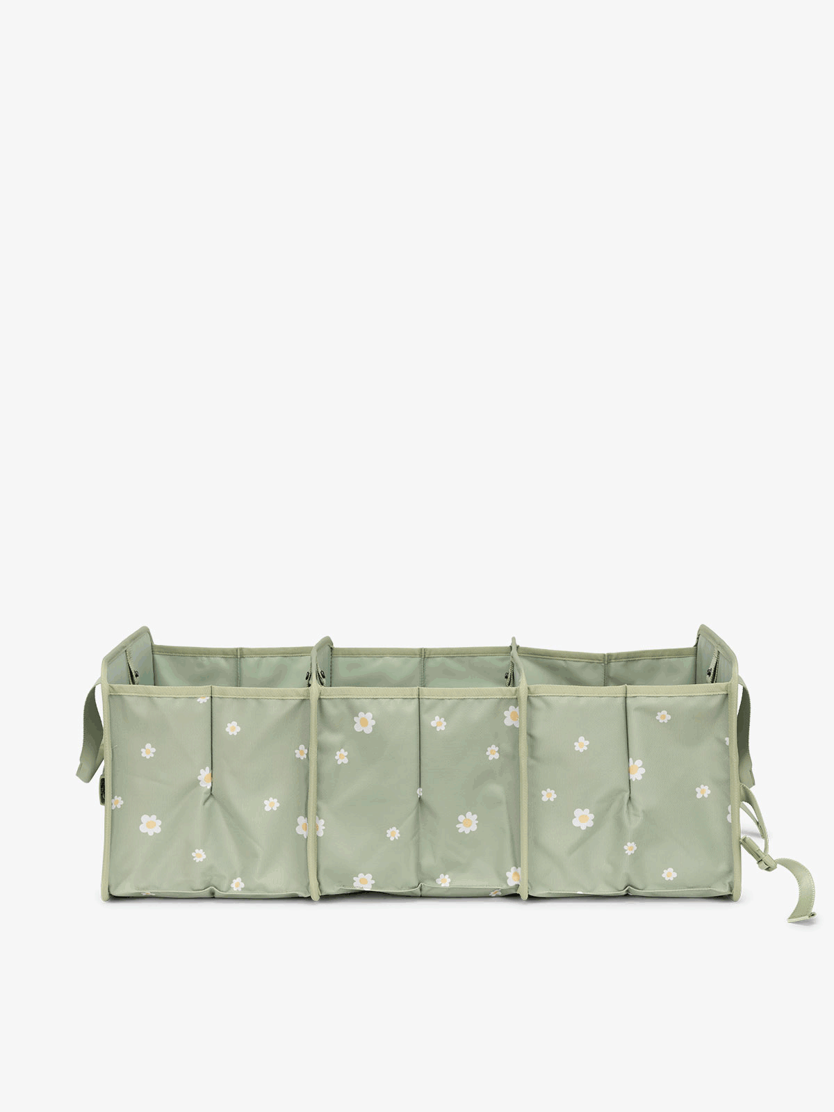 CALPAK car organizer for trunk with 3 compartments in daisy green