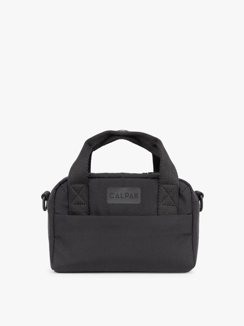 CALPAK Connect Crossbody Bag with adjustable strap in beige Black