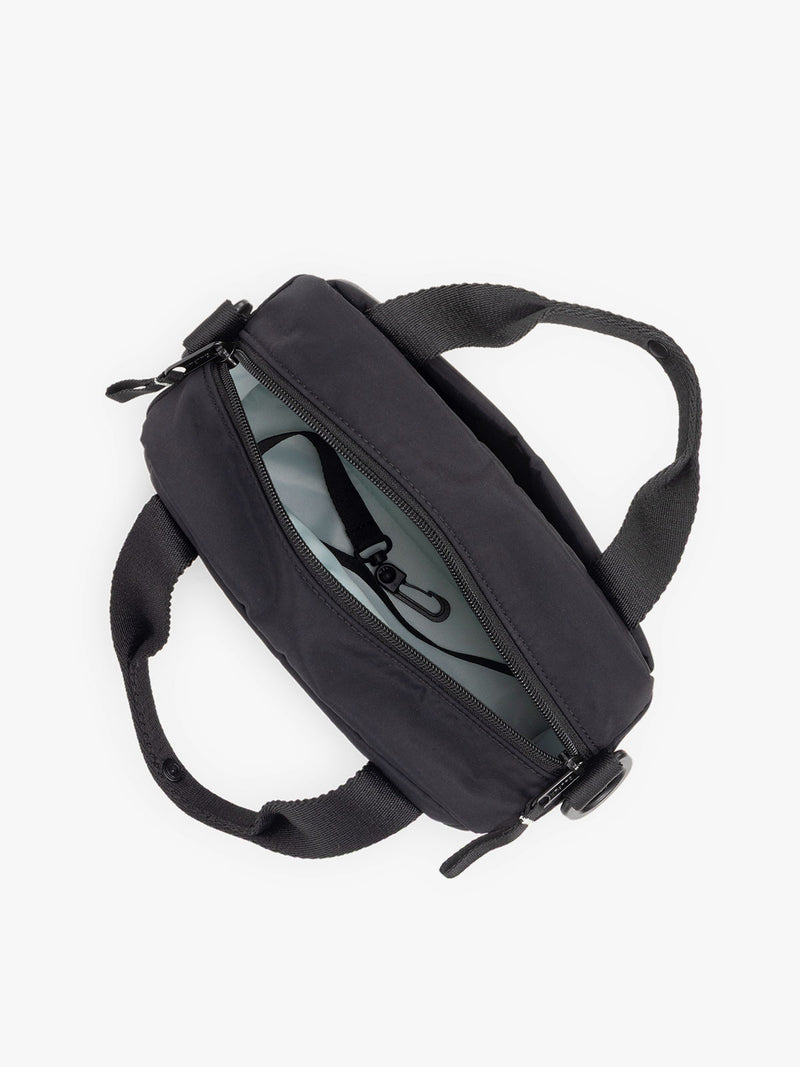 CALPAK Connect Crossbody Bag with adjustable strap in Black