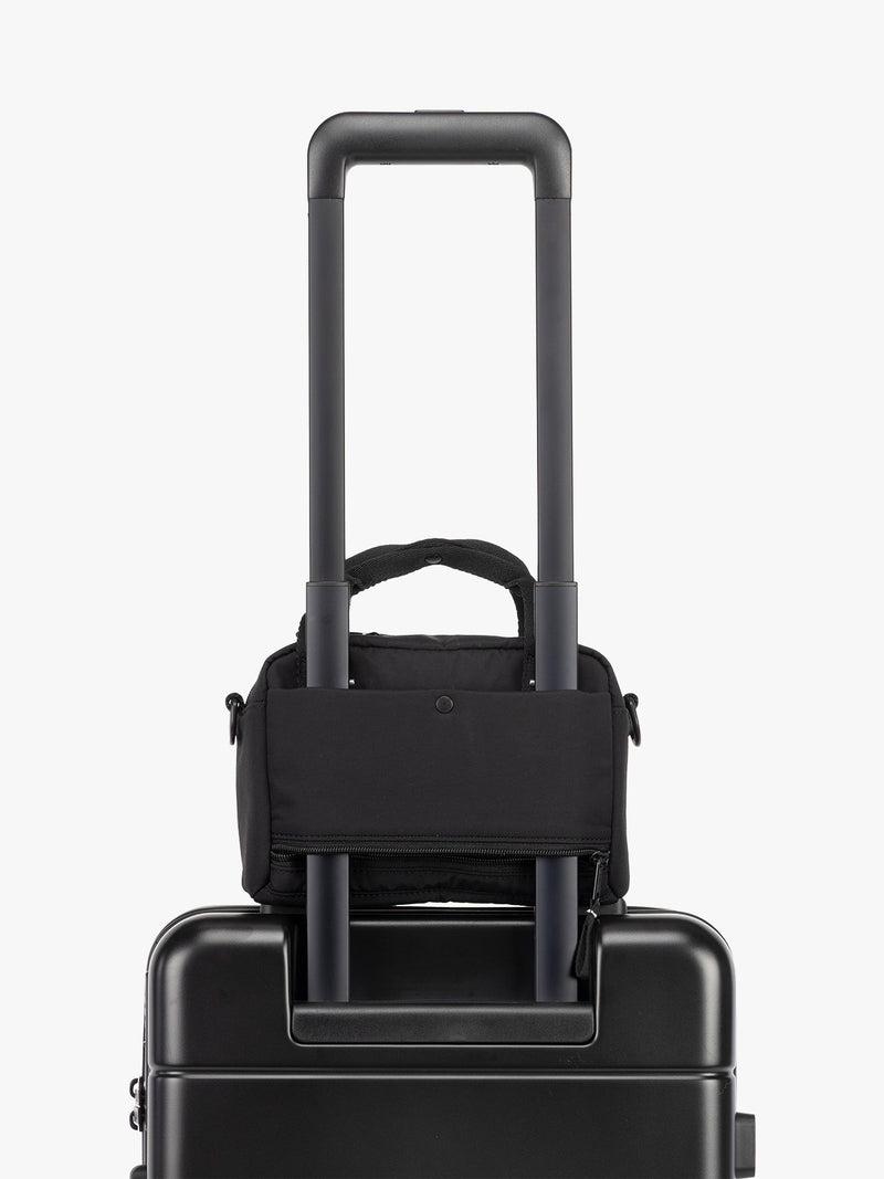 CALPAK Connect Crossbody Bag with trolley sleeve in black
