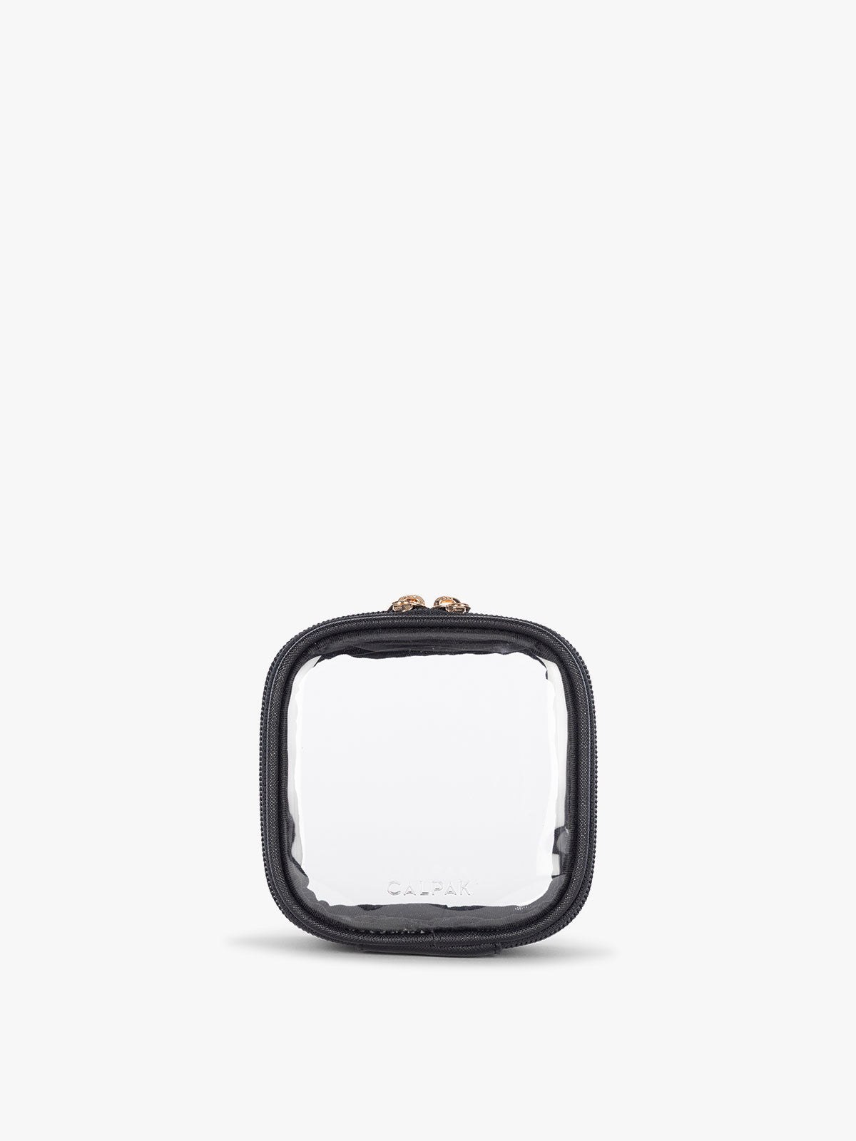 Tiny Clear Cosmetics Case- BLACK