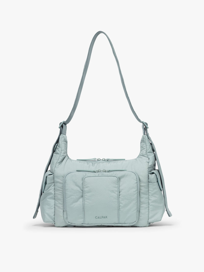 CALPAK Crossbody Diaper Bag in light blue Bluebell
