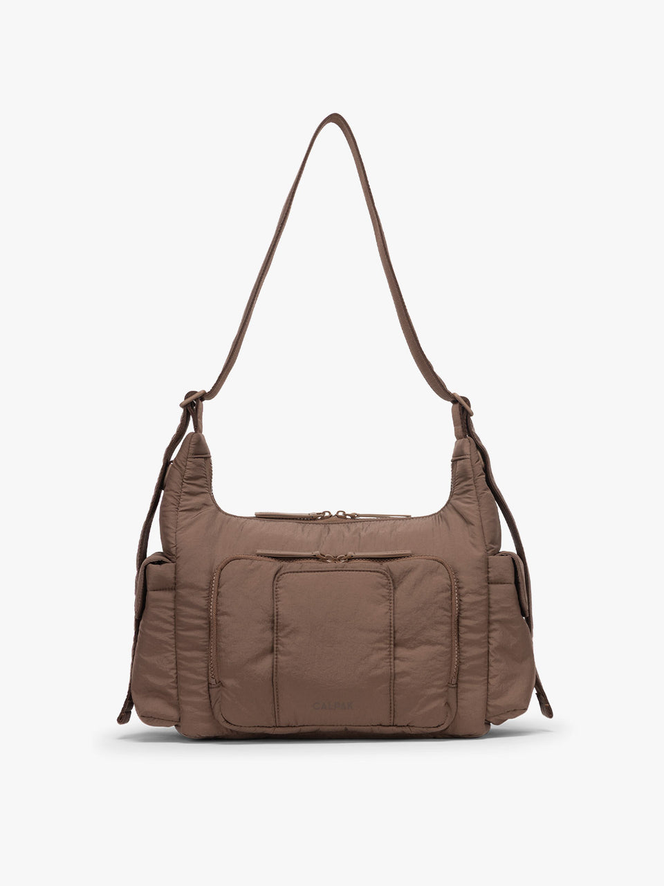 CALPAK Crossbody Diaper Bag in brown Hazelnut; CDB2501-HAZELNUT