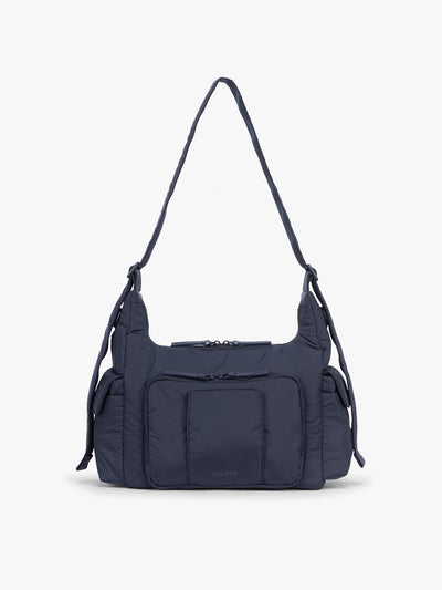 CALPAK Crossbody Diaper Bag in blue Navy; CDB2501-NAVY view 1
