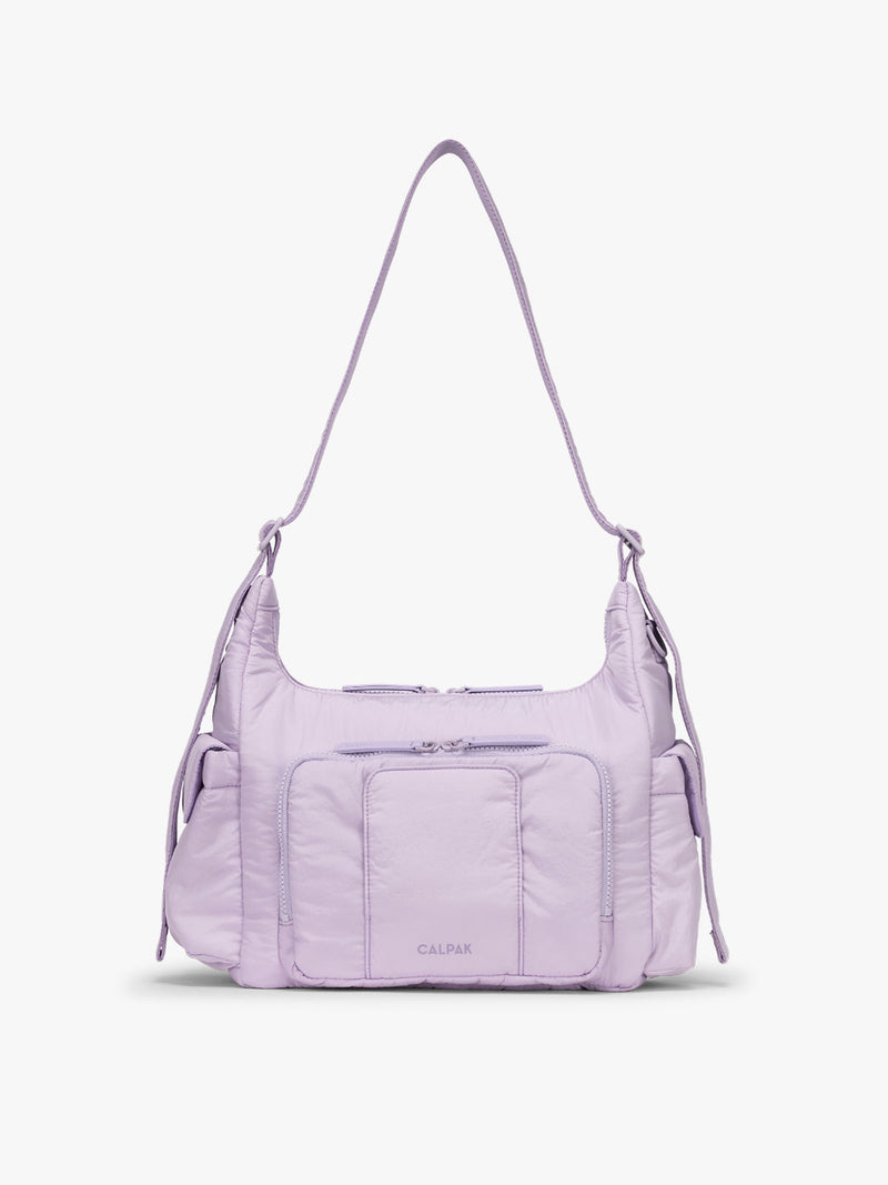 CALPAK Crossbody Diaper Bag in light purple Orchid