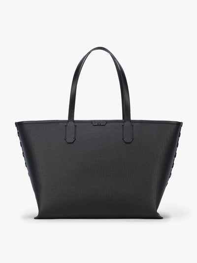 CALPAK Colette 15 Canvas Laptop Tote in black; CLCT2601-BLACK view 1