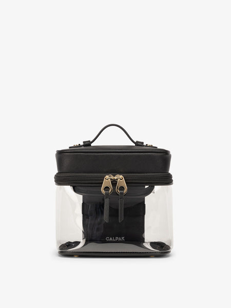 CLEAR-TRAIN-CASE-WITH-TOP-  display picture 1