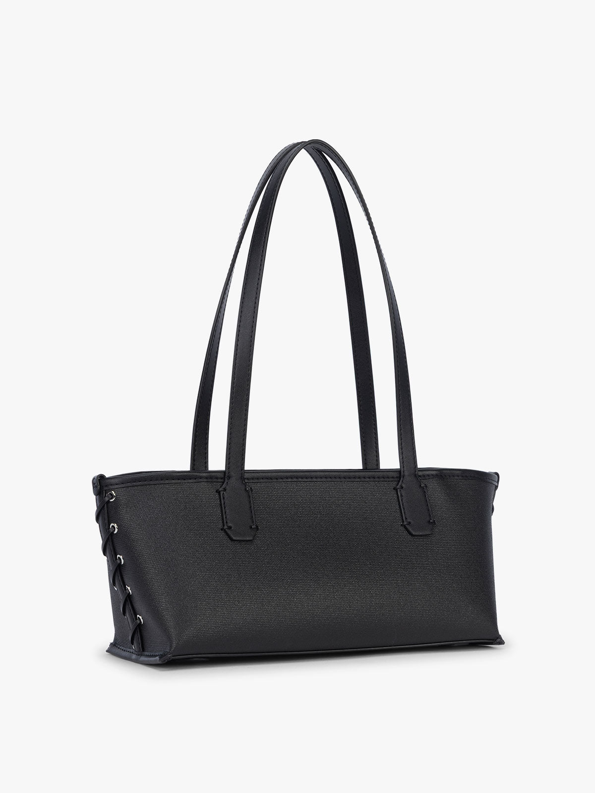 Colette Canvas Shoulder Tote in Black | CALPAK
