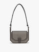 CALPAK Colette Canvas Crossbody Wallet Bag in brown canvas material  ;CLWC2601-MUSHROOM
