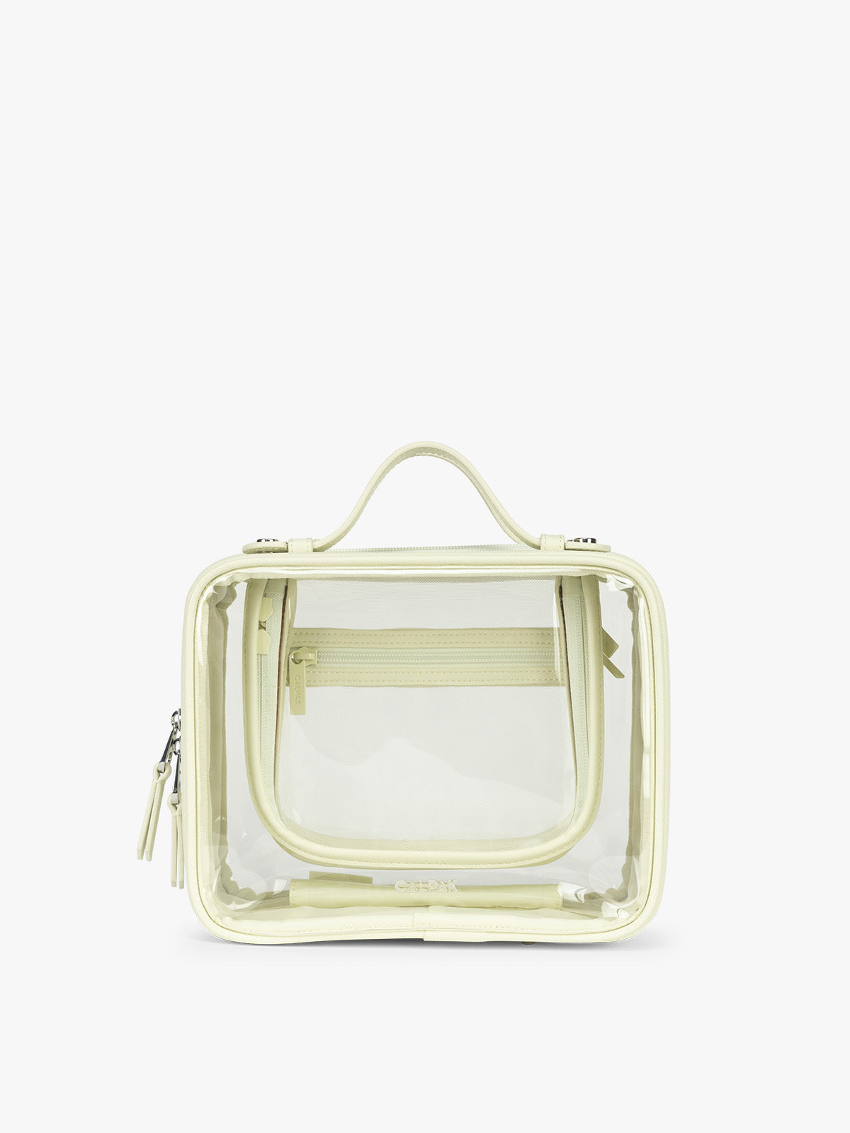 Medium Clear Cosmetics Case in Celadon | CALPAK
