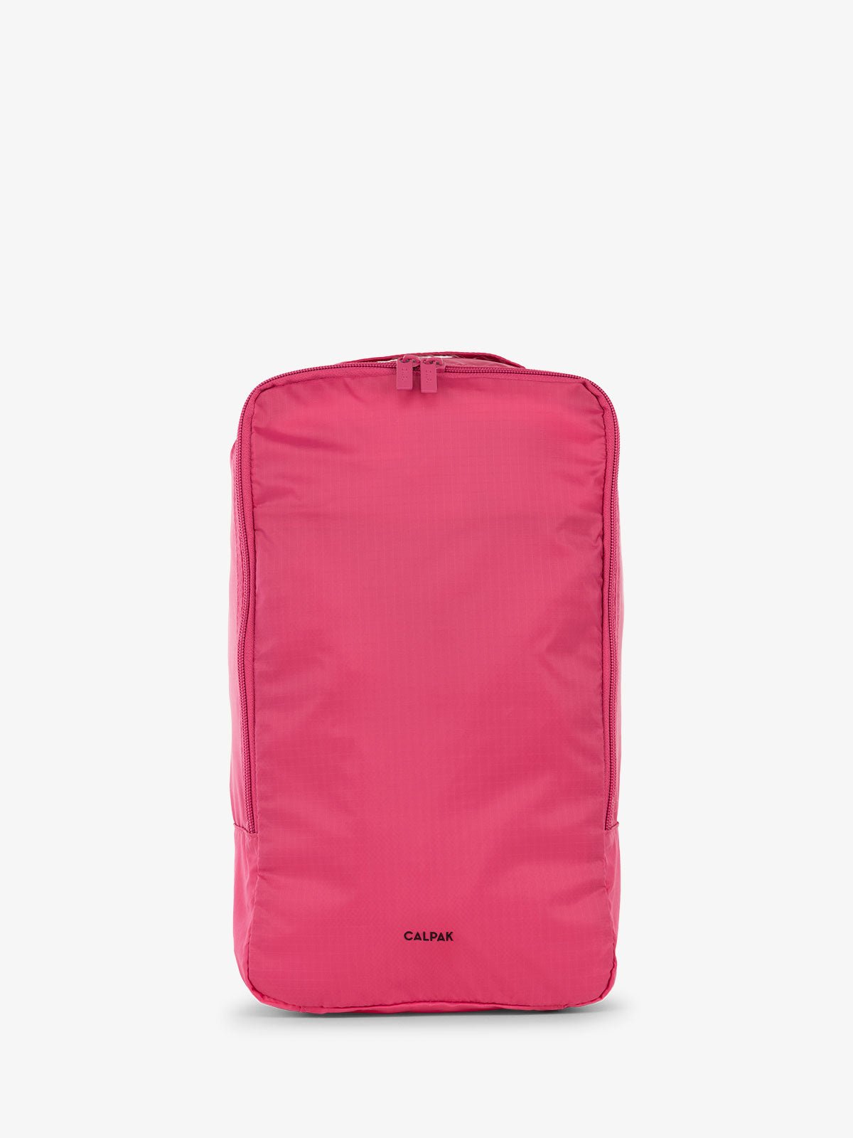 CALPAK Compakt shoe storage travel bag with handle in dragonfruit