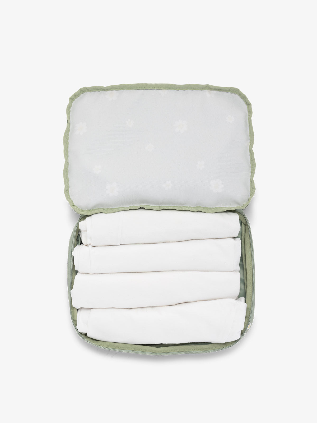 CALPAK packing cubes for travel in daisy; PCC2201-DAISY