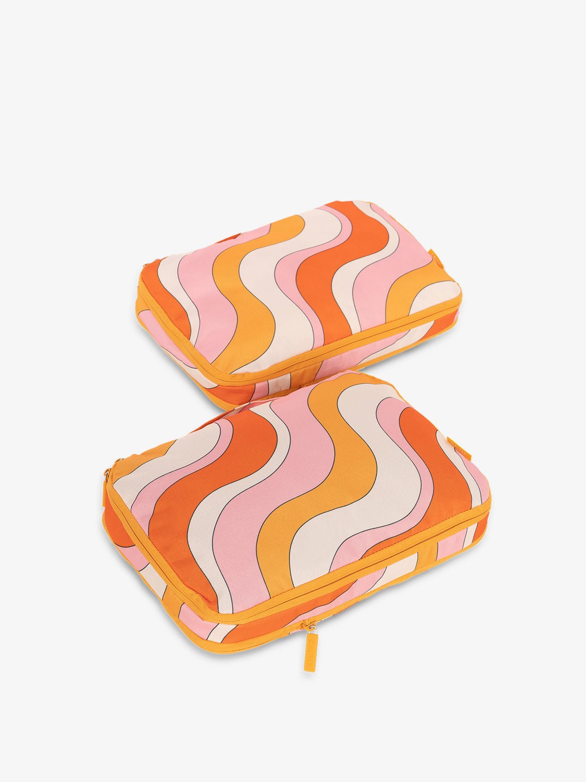 CALPAK compression packing cubes in retro sunset