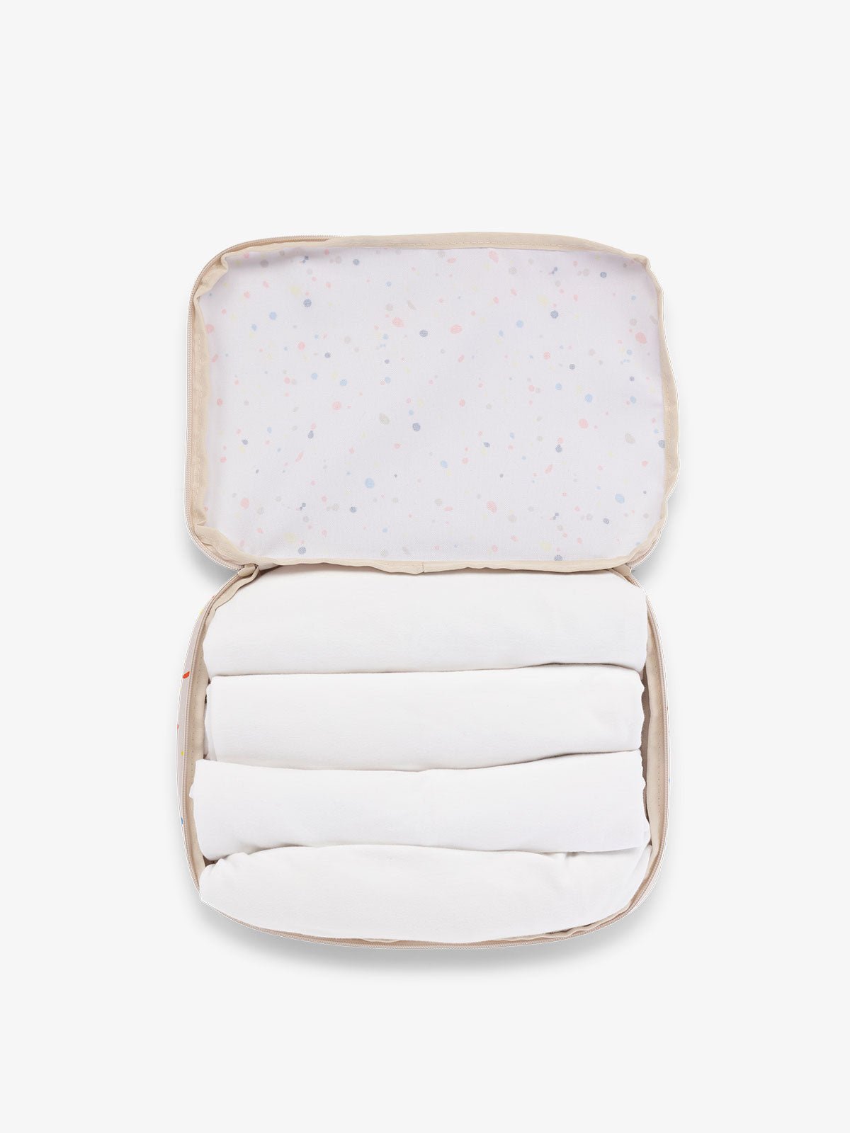 CALPAK packing cubes for travel in speckle