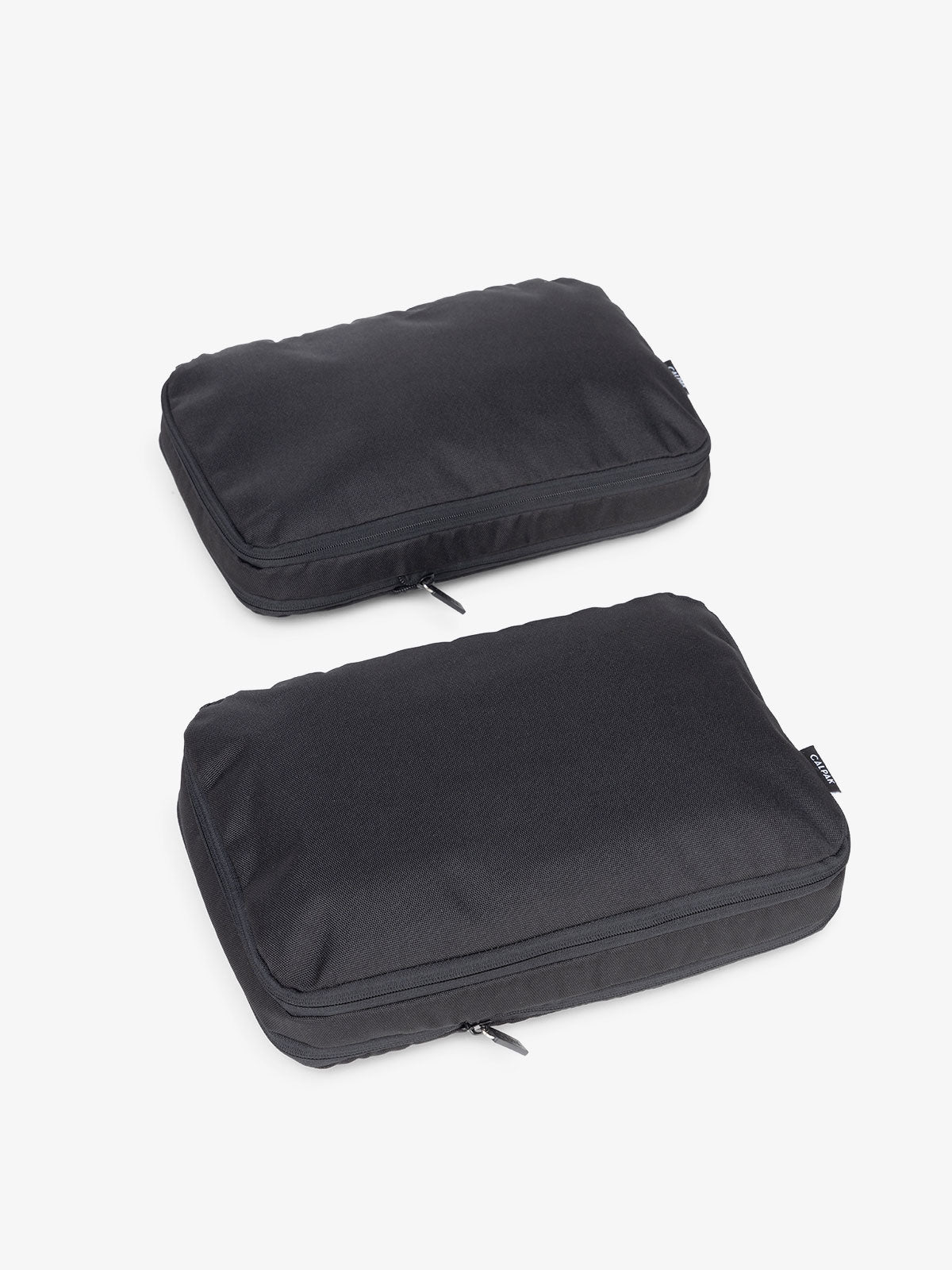 CALPAK compression packing cubes in black; PCC2201-BLACK