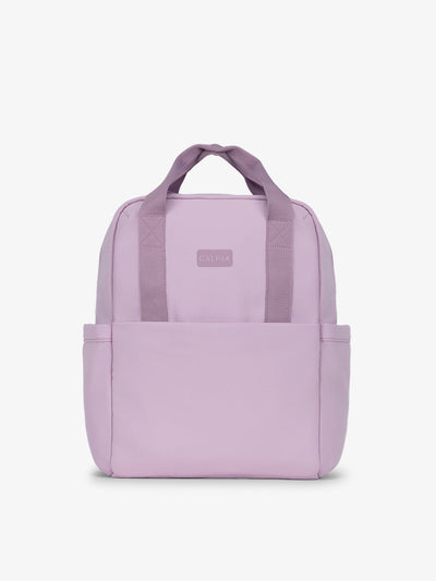CALPAK Connect Laptop Backpack made recycled nylon materials in berry; BCN2401-BERRY view 1
