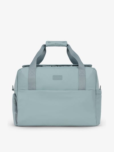 CALPAK Connect Laptop Duffel made with recycled exterior material in bluebell; DCN2401-BLUEBELL