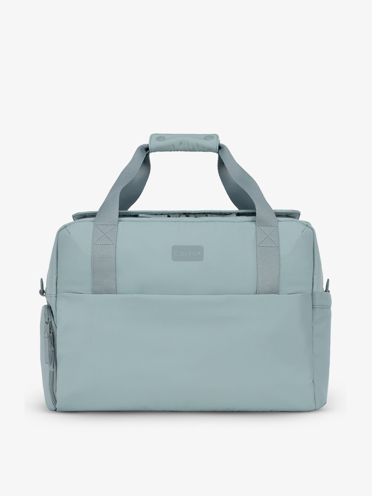 CALPAK Connect Laptop Duffel made with recycled exterior material in bluebell; DCN2401-BLUEBELL