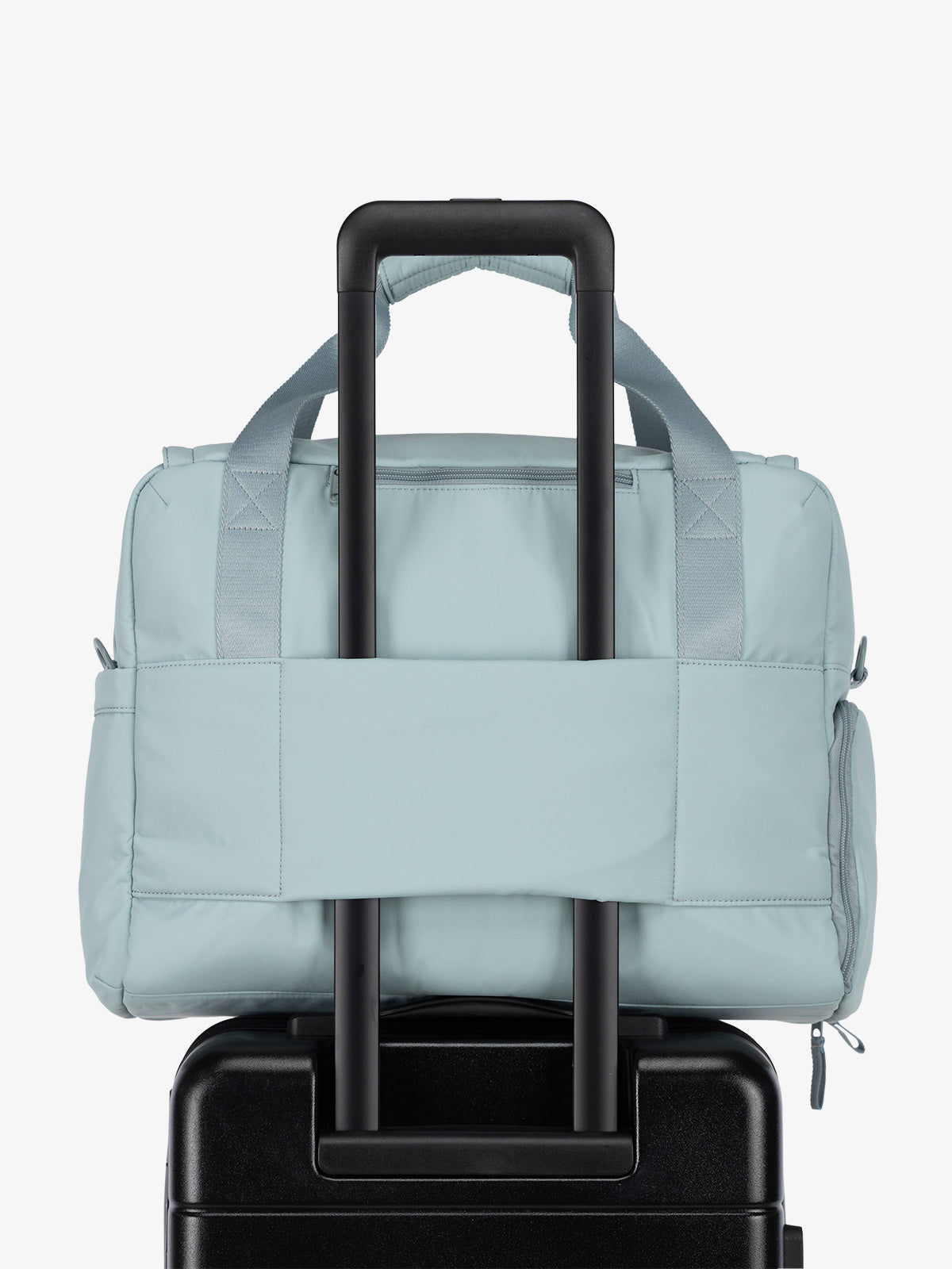 Blue Connect Laptop Duffel bag with luggage trolley sleeve and hidden pocket; DCN2401-BLUEBELL