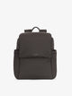 CALPAK small diaper backpack with insulated bottle pockets, convenient transport handle, and magnetic closure in black; BBPC2401-BLACK, BPC2401-BLACK