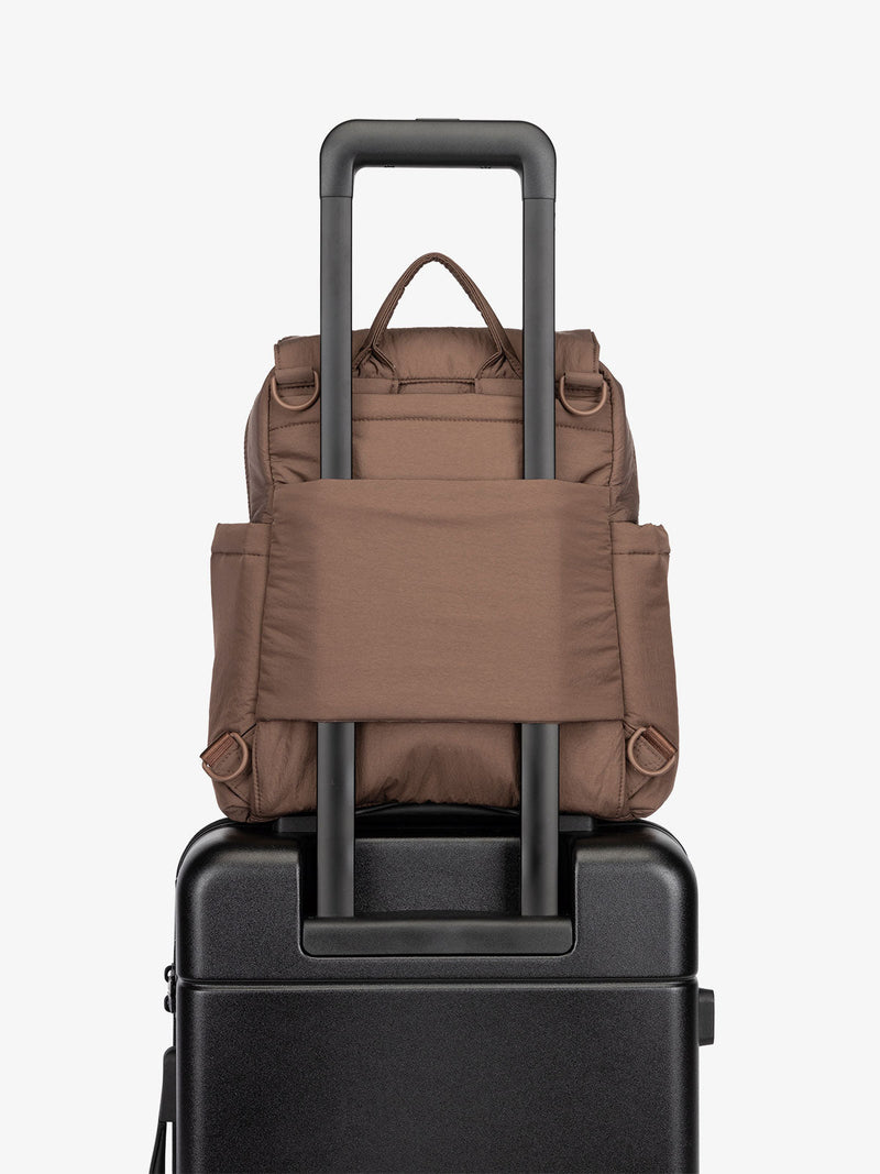 Convertible Mini Diaper Backpack in Hazelnut