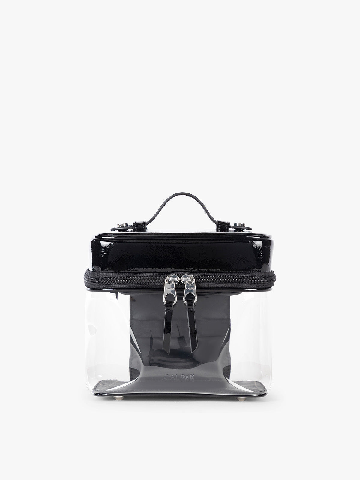 Clear Train Case with Top Compartment USD 63.75 Clear Train Case with Top Compartment USD 63.75