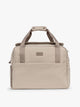 CALPAK Laptop Duffel in beige Greige front view with white background; DCN2401-GREIGE