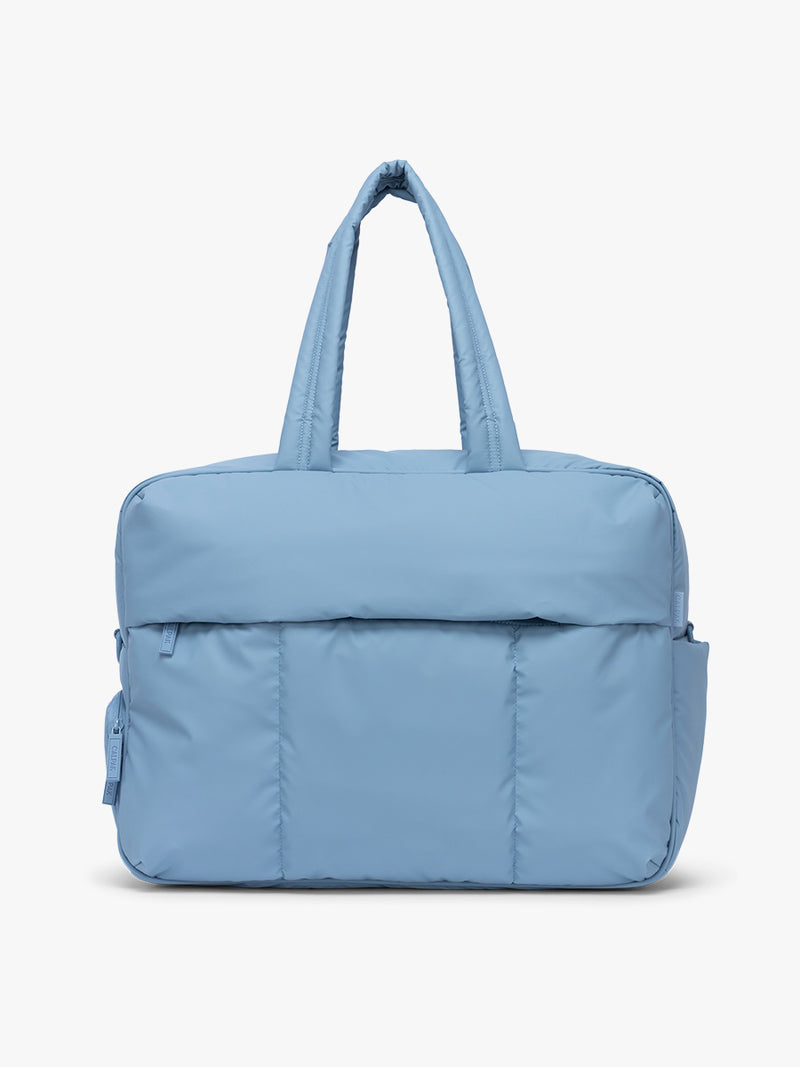 CALPAK Luka Large Duffel in light blue French Blue